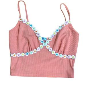 Everglow Floral Cami Crop Top
